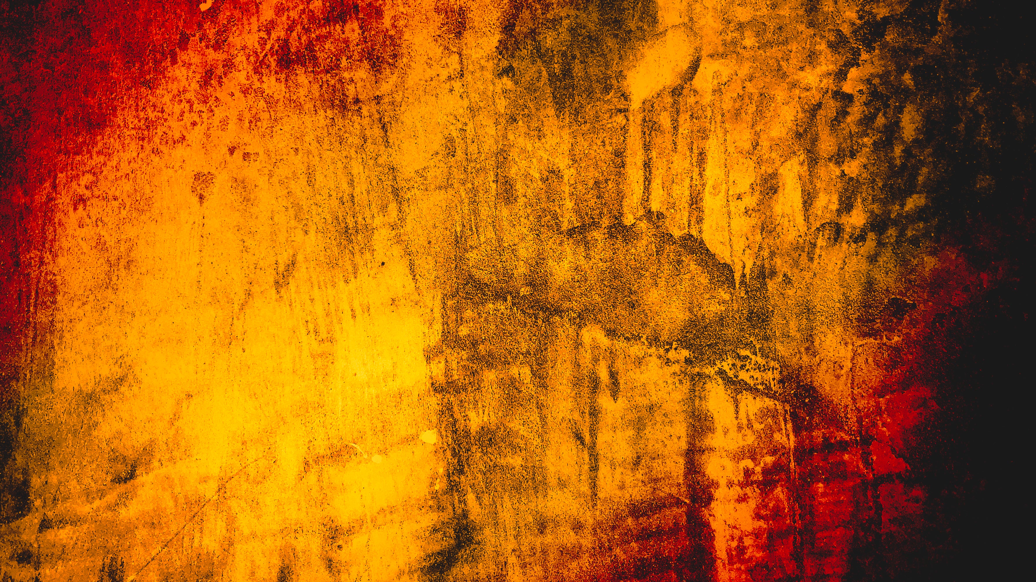 Abstract art with warm colors and textured surface