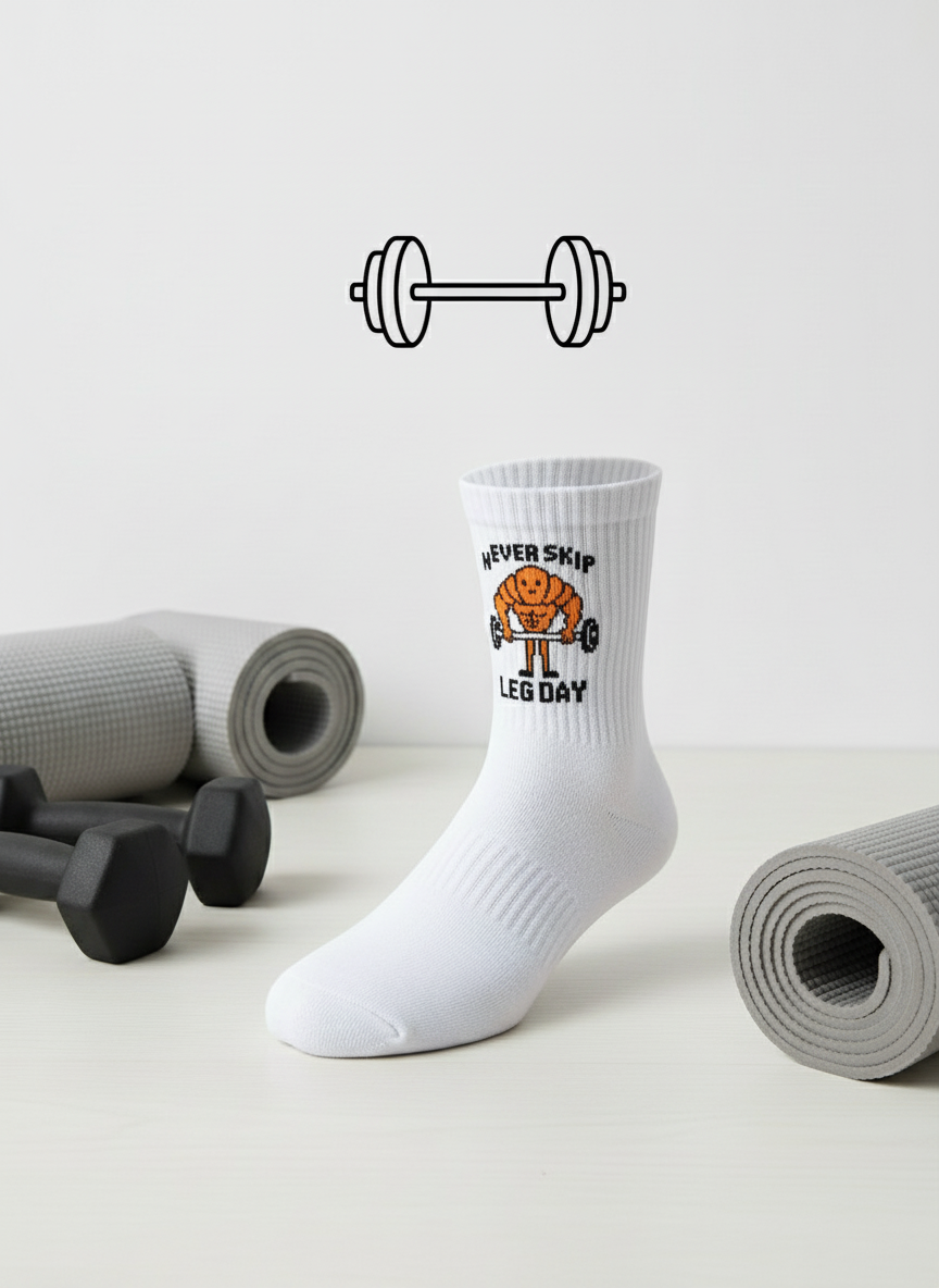 Never Skip Leg Day - minimal style